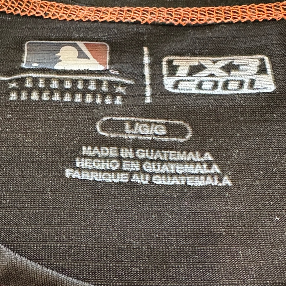 MLB Baltimore Orioles Black and Orange Ladies Tank Top -Sz Large TX3 Cool - Picture 6 of 7